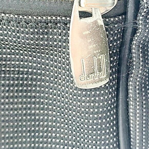 Dunhill Canvas Leather Clutch Bag - Picture 4 of 7